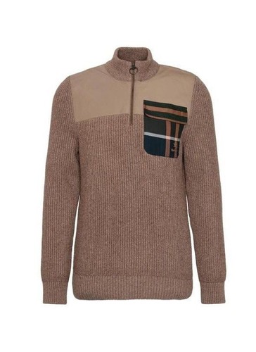 Barbour pull demi zip en - barbour,