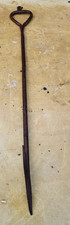 Ancien crochet à foin en fer forgé / outils / collection agriculture  paysans