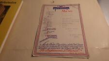 1953.menu Grand Hotel Digne.parfumerie Funel .Logis du Pin