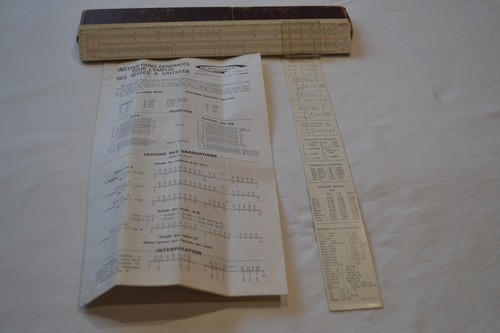 Ancienne regle calcul - regle,