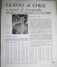 Feuilles De Échecs, No. 13/14, 1959. Alekhine Sur Capablanca ; Bobby Fischer Jeu