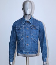 Vintage 70s Maverick Denim Jacket WPL6428 Automaticks Sanforset Sz M Made In USA