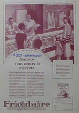 PUBLICITE FRIGIDAIRE A LA