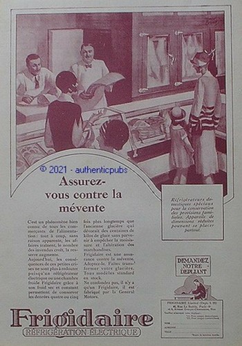 Publicite frigidaire la - frigidaire, a