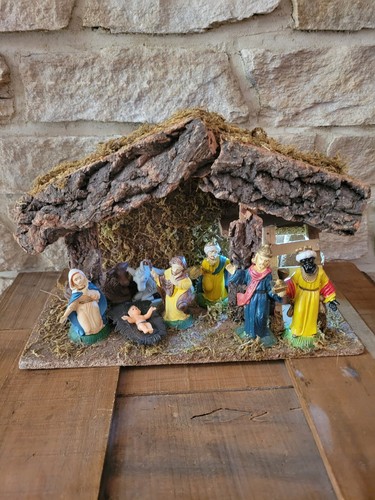 Ancienne crèche noël - crÈche,