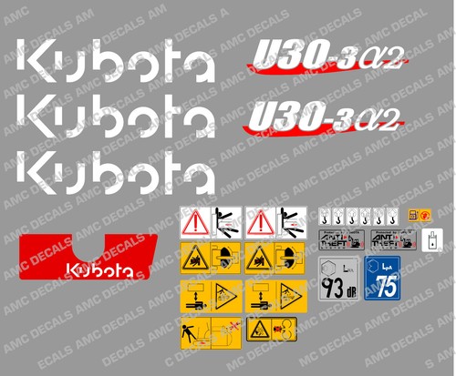 Kubota u30 3a2 mini digger - kubota,