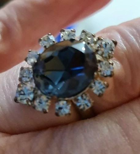 Bague vintage plaque argent - bague,