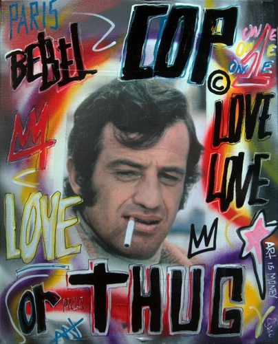 Spaco signed belmondo cop - spaco,