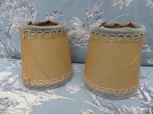 Paire abat jour - d'abat, vintage