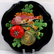 Assiette décorative en