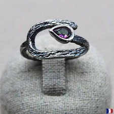 Bague argent 925 topaze