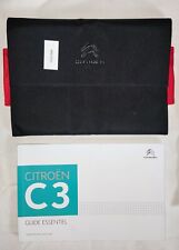 Manuel Notice Utilisation Citroen C3 avec Housse Rangement 2017 FR