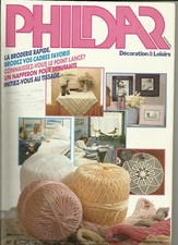 LIVRE CATALOGUE TRICOT CROCHET « PHILDAR »DENTELLE MAISON DÉCORATION LOISIRS
