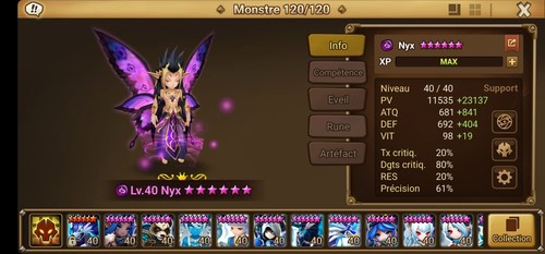 Compte summoners war - compte,