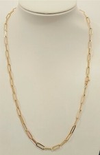 Collier or Jaune 18K 750 Homme