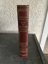 Livre Ancien Revue des deux