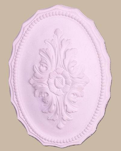 Rosace plafond plâtre - rosace, de