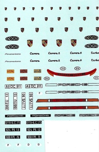 Decalcomanie decals neuf - decalcomanie, 1/43