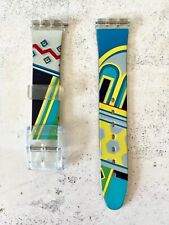 BRACELET MONTRE SILICONE POUR MONTRE SWATCH FANTAISIE 17 MM