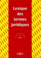Lexique des termes juridiques, Guillen