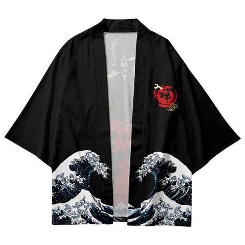 Hommes zen imprimé kimono - zen,