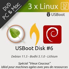 DVD LINUX : 3 x LINUX 32Bit