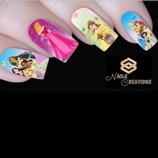 Disney princess nail art - princess,