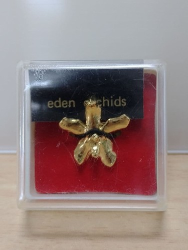 Pendentif broche orchidée - , en