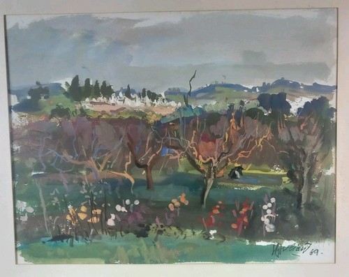 Julian gouache xxe paysage - xxe,