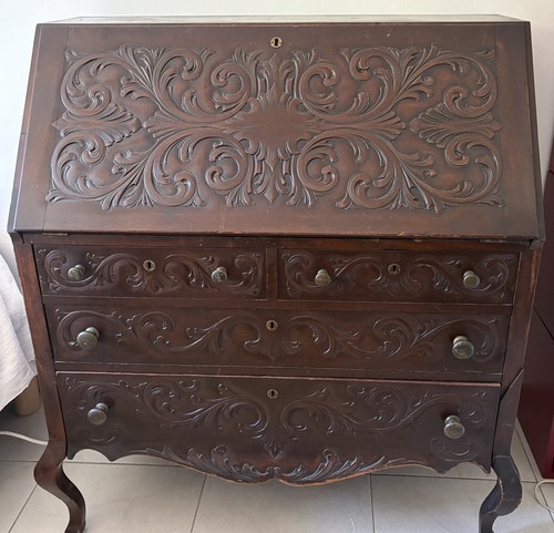 Bureau pente louis - , xv