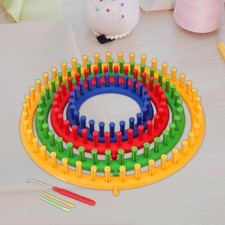 Ensemble Comprenant Des Cadres à Tricoter Ronds, Machine à Tricoter