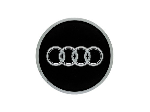 Audi cache moyeu noir mat - audi, cache-moyeu