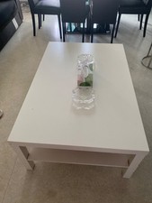 table blanche basse pour salon