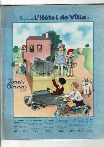 Catalogue jouets etrennes - jouets, 1936