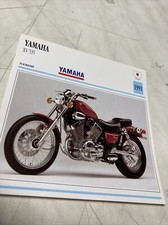 Yamaha XV535 Virago 1991 535 XV fiche carte moto de collection Atlas Japon 535XV