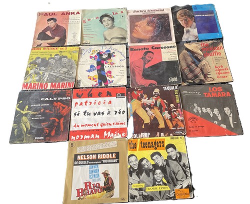 Lot disques vinyles 45t - lot,