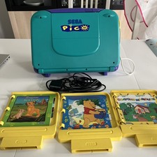 Sega Pico Console Éducative Vintage ( 3 Jeux Disney ) Manque Alim