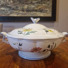 Sublime Legumier En Faience De