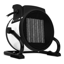 VONROC Radiateur électrique soufflant 1000W/2000W - céramique – blanc