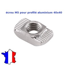 écrou M5 en T pour profile