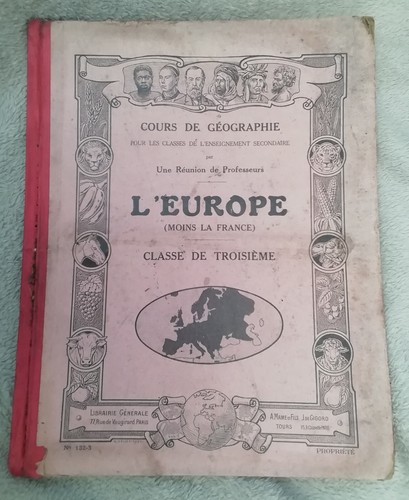 Ancien livre scolaire - ancien,