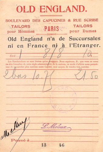 Old england paris - a,