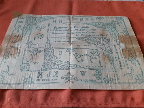 Planche broderie ancienne - planche,