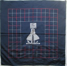 -Superbe Foulard carré BURBERRYS  100% soie  TBEG  vintage scarf