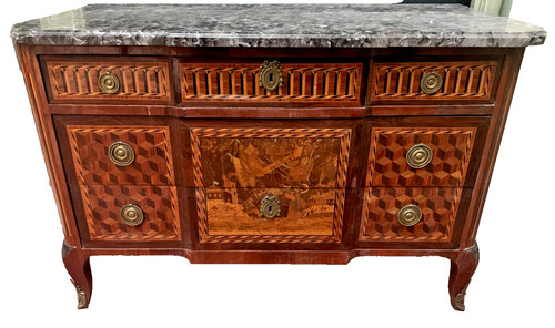 Commode transition placage - transition,