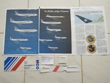 AIR FRANCE ANCIEN BILLET AVION