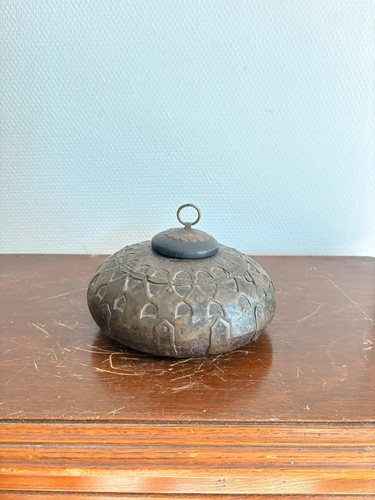 Ancien boite betel chaux tabac - boite,
