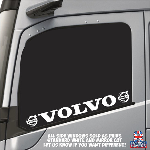 Volvo side window stickers - volvo,