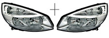 PHARE AVANT DROIT + GAUCHE ÉLECTRIQUE POUR RENAULT SCENIC II Ph I 2003-2006 DEPO