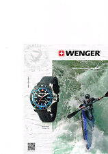 PUBLICITE ADVERTISING  2012   WENGER  collection montre SEAFORCE